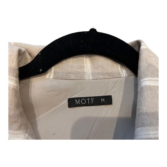 MOTF Linen Blend Wide Leg Jumpsuit Medium - Picture 4 of 11